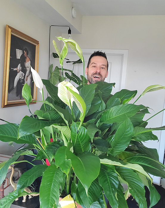 Mr. Houseplant and Peace Lily